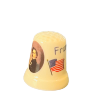 Franklin Pierce 14th US President Thimble Franklin Mint Danbury figurine... - £15.77 GBP