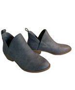 ZYB Lucy Notched Topline Block Heels 1.5” Booties Women’s Size 6 Grey Ge... - $712.07 MXN