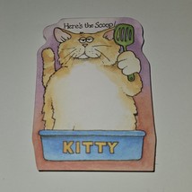 Here&#39;s The Scoop Kitty Cat Paper SMALL 3x4 Approx 35 Sheets READ - £11.63 GBP