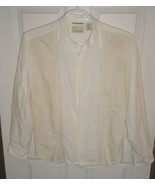 Cubavera L Large Long Sleeve Shirt Men&#39;s Linen &amp; Rayon - £12.63 GBP
