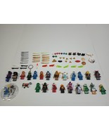 Lot of 24 Lego Ninjago Minifigures and Accessories - $98.01