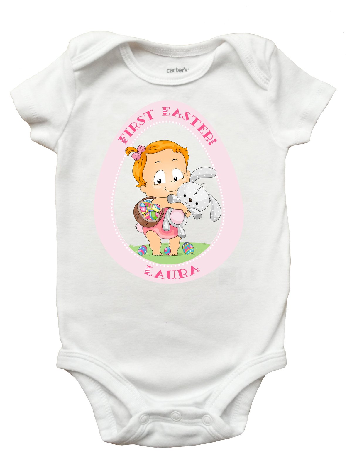 My First Easter Shirt, My First Easter Onesie, Personalized First Easter Shirt - $11.99