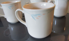 Set Of 4 Corelle By Corning - Windflower - Cups - 3.25&quot; Tall - Euc - £13.58 GBP