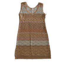 Missoni Dress Size 38  Sleeveless Mini Party Dress Viscose New Scalloped... - $247.49