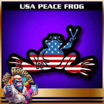 USA Peace Frog - Decal - $4.49+