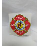 USA Junior Fire Department Medibadge Sticker 2.5&quot; - $12.06 CAD