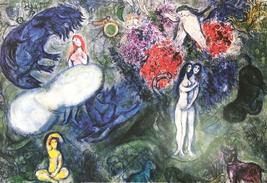 Artebonito - Marc Chagall Poster Le Paradis Large - £11.96 GBP