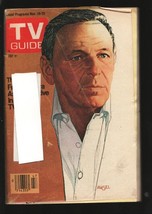 TV Guide 11/19/1977-Frank Sinatra portrait cover by Amsel-NY Metro edition-VG - $37.59