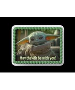 MAY the fourth be with youCustom Edible Birthday Cake Topper/Peel like a... - €8,48 EUR