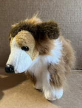 Ganz Webkinz Collie Sheltie Plush Retired Puppy Dog Stuffed Animal Toy No Code - £9.34 GBP