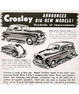 1949 Crosley Station Wagon DeLuxe Sedan Advertisement Vintage Automobili... - $373.69 MXN