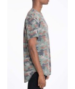 Mens Camo Elongate Scallop Tee T Shirts - €22,40 EUR