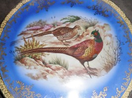 Strobel &amp; Wilk Bavaria Antique Game Bird Plaque Platter 12&quot; - £66.54 GBP
