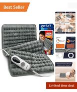 Comforting 24x12 Electric Heating Pad - Tailored Heat Control &amp; Maintena... - $62.32