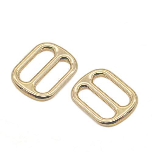 Bluemoona 15 Pcs - 25mm Metal Triglide Slides Adjuster Bag Strap Wide Mouth Buck