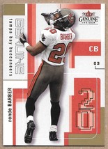 2003 Fleer Genuine Insider #88 Ronde Barber Tampa Bay Buccaneers - £1.59 GBP