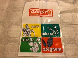 VTG GARST SEED CORN PLASTIC BAG SACK c. 1970&#39;s - $9.85