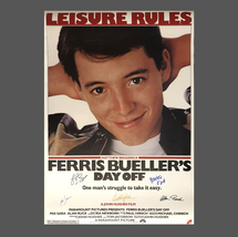 Ferris Bueller&#39;s Day Off signed poster  - £141.59 GBP