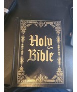 Large Black Holy Bible King James Version Red Letter Edition 1971 Regency - £19.02 GBP