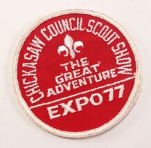 RED 1977 Expo Great Adventure Chickasaw Council Boy Scouts of America BS... - $6.90