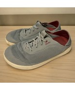 Olukai Moku Pae Men&#39;s US 7 EUR40 Poi-Red Ochre Slip On Lace Up Boat Shoe... - $40.30 CAD