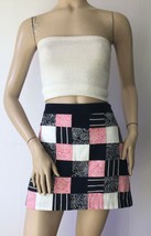 VINEYARD VINES Blue, Pink &amp; White Patchwork Pencil Skirt (Size 6) - £31.41 GBP