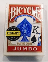 Bicycle Jumbo Red Playing Cards (New) - £5.95 GBP