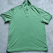 Tommy Bahama Island Zone Polo Mens Medium Greenyellow Feels soft Modal S... - $18.81