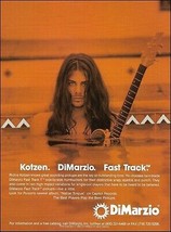 Poison Richie Kotzen 1992 DiMarzio guitar pickups advertisement 8 x 11 ad print - $4.01