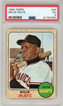 1968 Topps Willie Mays #50 PSA 3 P1387 - $69.30