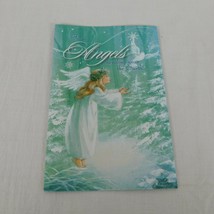 Christmas Card Someone Cares Guideposts Fold Out Angel White Dove Snowflakes - £3.12 GBP