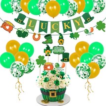 St Patrick&#39;s Day balloon party Saint Patricks day decorations clover sup... - £23.48 GBP