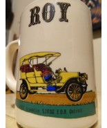 Vintage 1907 Franklin Model D Car Coffee Tea cup mug Personalized ROY Co... - $19.95