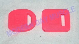 82-92 Camaro Firebird Monte Carlo Hot Bright Pink Aftermarket Key Cover Set - $3.91