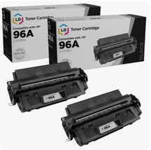 LD Remanufactured Replacements for HP 96A / C4096A 2PK Black Toner Cartridges - £48.39 GBP