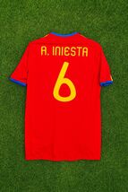 Soccer Jersey Blockcore Spain 2010 Home Short Sleeve Shirt Name Set A.IN... - $39.99