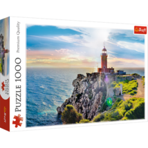 1000 Piece Jigsaw Puzzles, The Melagavi Lighthouse, Greece, Ocean, Alkyo... - $20.23