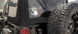 Wave Hand Large Emblem (07-18 Jeep Wrangler JK) | 1PC 6&quot; - £23.47 GBP