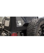 Wave Hand Large Emblem (07-18 Jeep Wrangler JK) | 1PC 6&quot; - £23.55 GBP