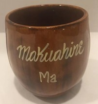 Makuahine Ma Hawaii Tiki Mug Vintage Ceramic Mom Glazed - £18.67 GBP
