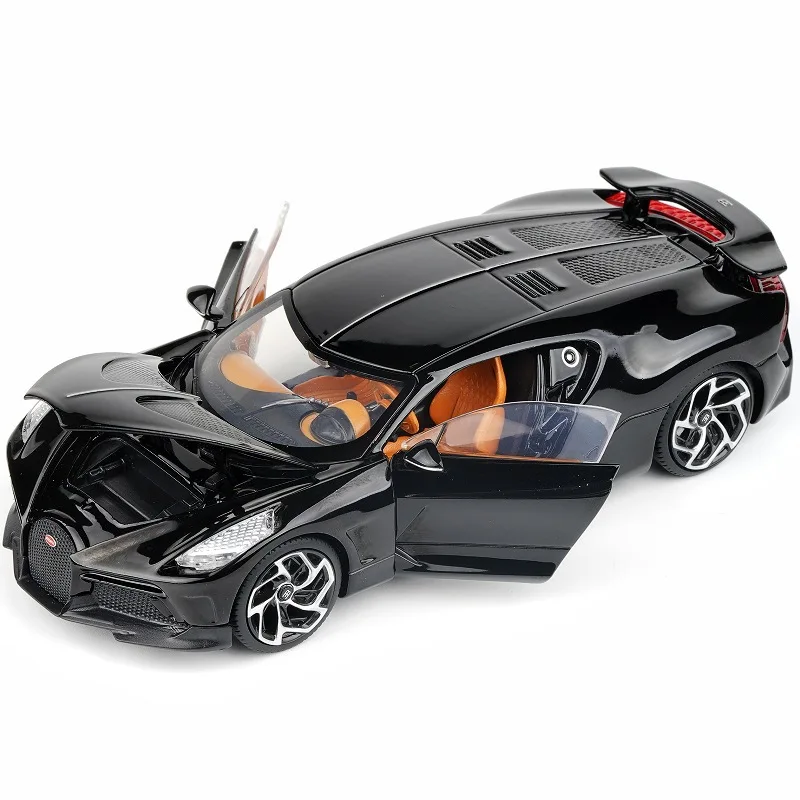 JKM 1:32 Bugatti La Voiture Noire Diecasts &amp; s Metal Car Model Shock absorber So - £19.53 GBP