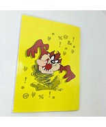 Photo Album Tasmanian Devil Taz Looney Tunes Yellow Photo Book 1997 Vintage - £3.90 GBP