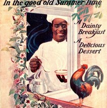 Cream Of Wheat Cereal Advertisement 1912 Rooster Summer Lithograph Art D... - €59,71 EUR