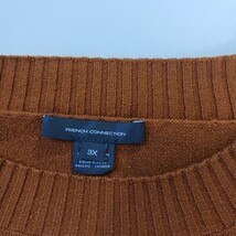 French Connection RN#53372 Women's Burnt Orange Round Neck Sweater Size 3X image 4