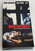 Ricochet VHS 1992 Denzel Washington John Lithgow Ice T Videos Tape - £4.63 GBP