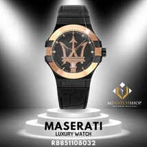 Maserati Potenza Mens Analog Quartz Watch with Leather Bracelet R8851108032 - $184.07