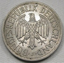 1958J Germany 1 Mark Coin XF AD952 - £29.75 GBP