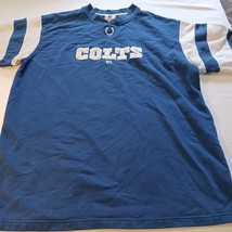 NFL Team Apparel Indianapolis Colts Men&#39;s Blue T-Shirt Long Sleeve Size Large - $18.80