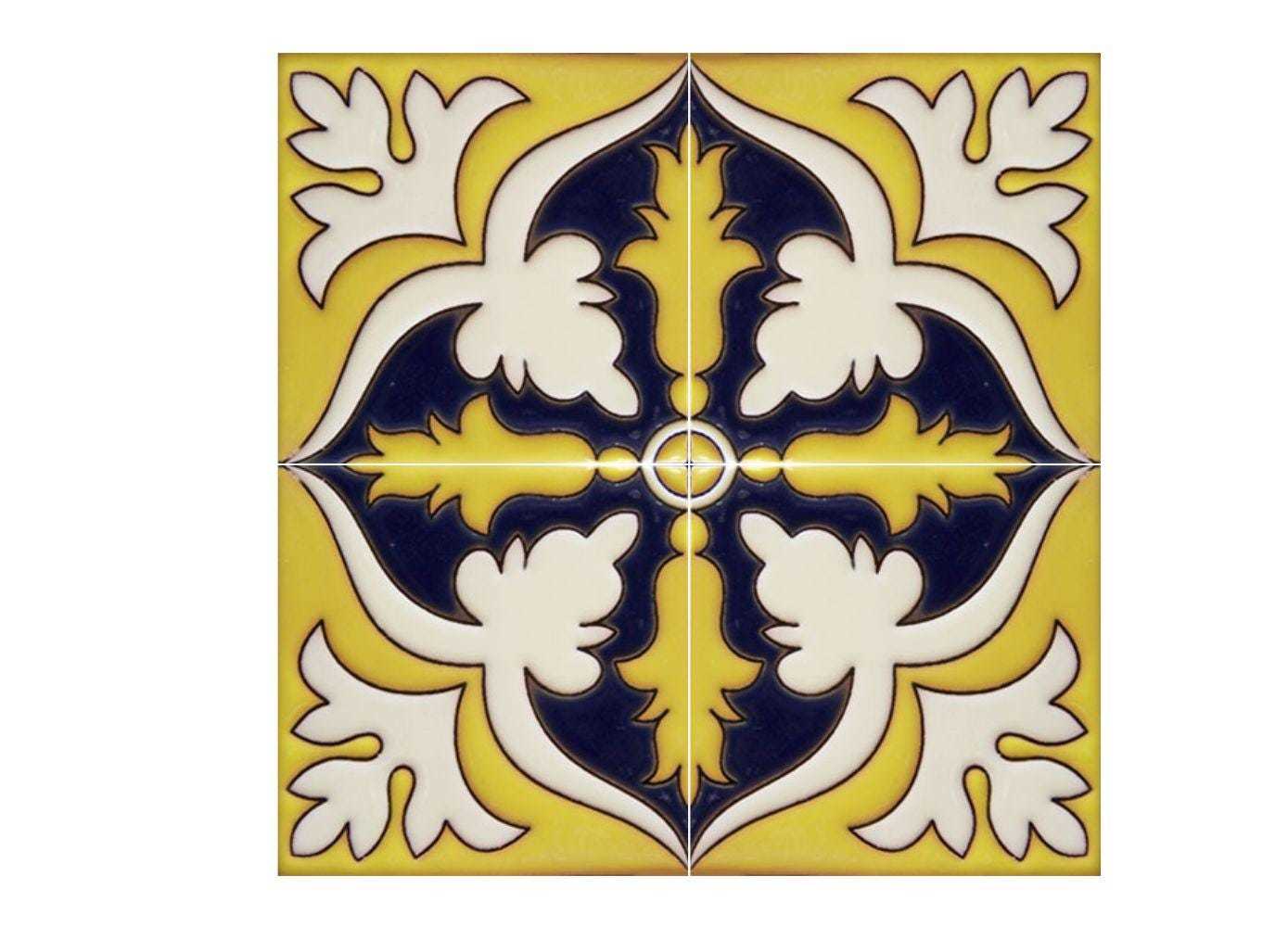 Ceramic High Relief Malibu Tiles Handcrafted - Rdc50 -  (you select the ... - $189.00