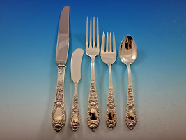 Rose by Kirk Sterling Silver Flatware Set for 12 Service 77 pieces - £3,259.12 GBP